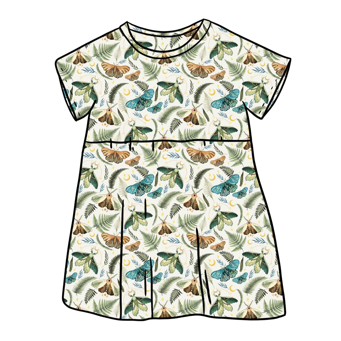 Flutter Short Sleeve Dress