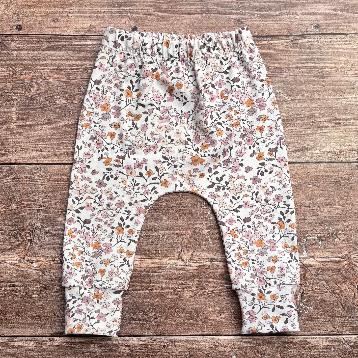 Lilac & Caramel Ditsy Floral Child & Baby Harems