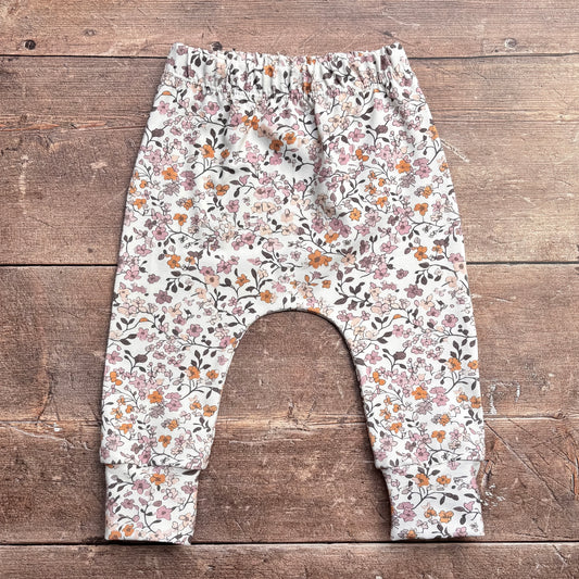 Lilac & Caramel Ditsy Floral Child & Baby Harems