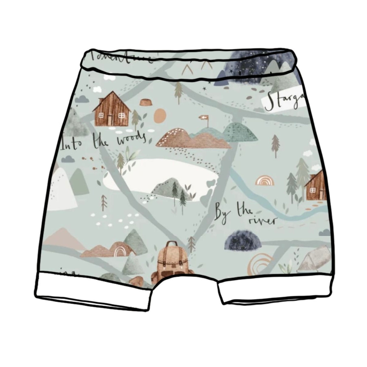 Explorer Child & Baby Rolled Shorts