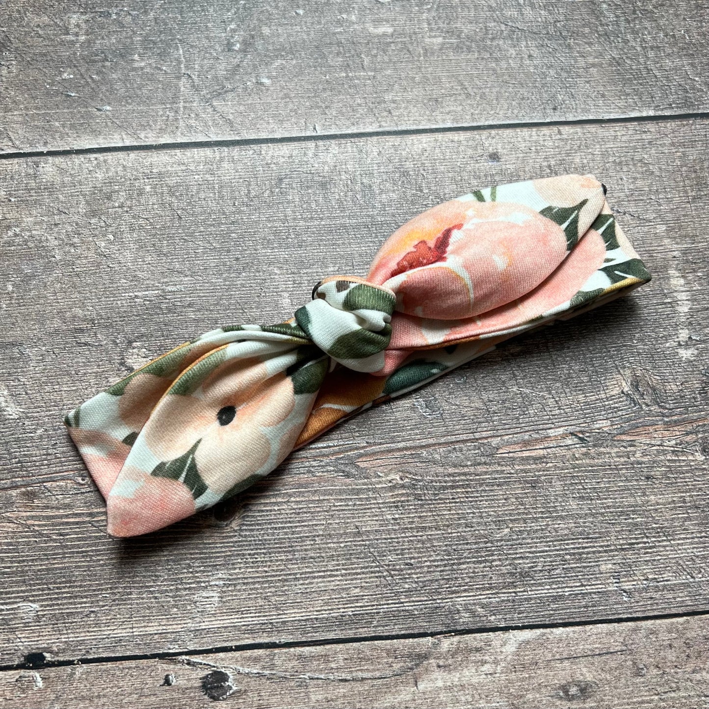Vintage Bloom Knot Bow Headband