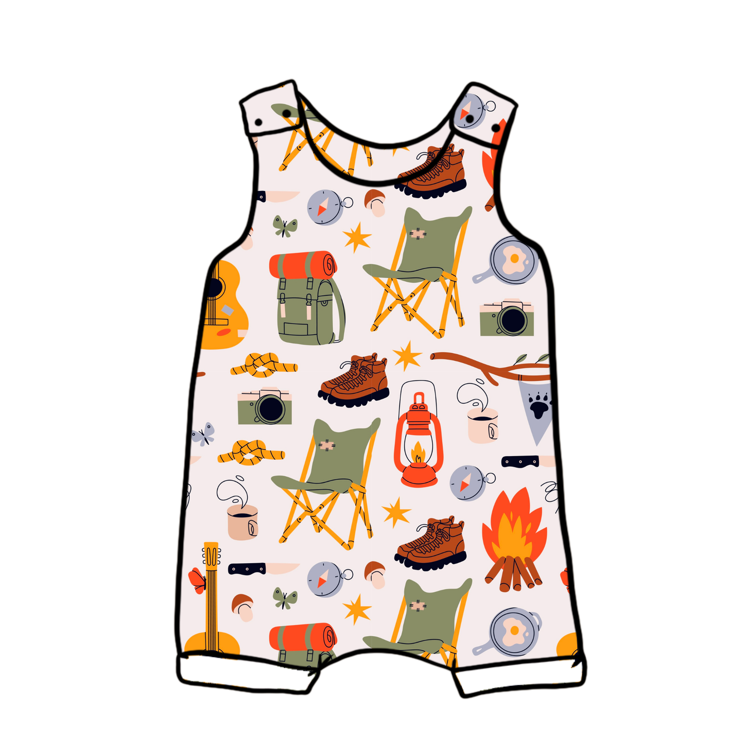 Camping Child & Baby Short Romper