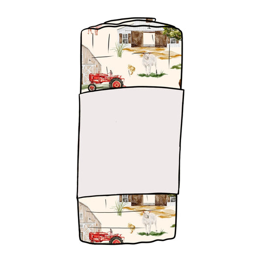 Farm Life Muslin Swaddle Blanket