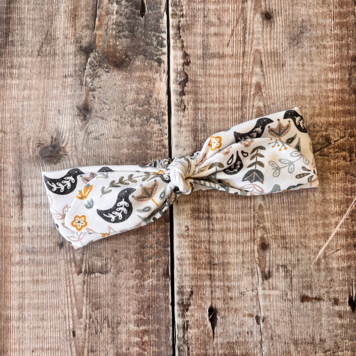 Scandi Spring Knot Bow Headband 1-3 years