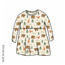 Load image into Gallery viewer, Forest Friends T-Shirt Dress
