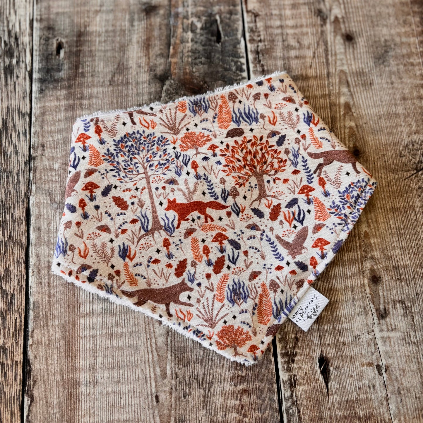 Mini Autumn Forest Dribble Bib