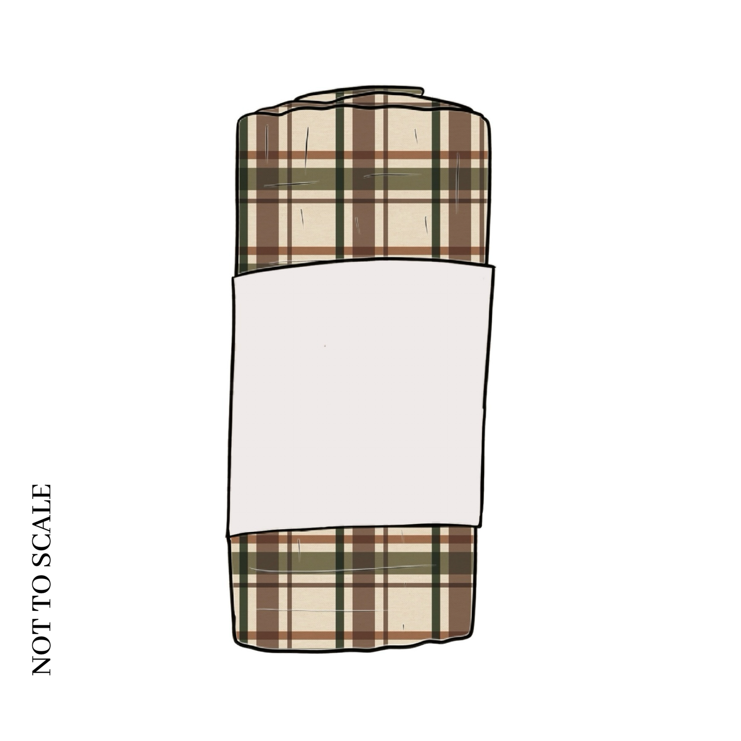 Wild Wood Check Muslin Swaddle Blanket