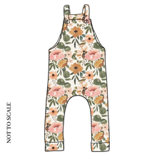 Load image into Gallery viewer, Vintage Blooms Dungarees
