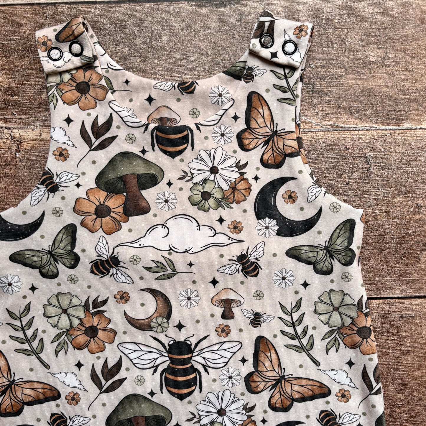 Fall Bees Child & Baby Bloomer Romper