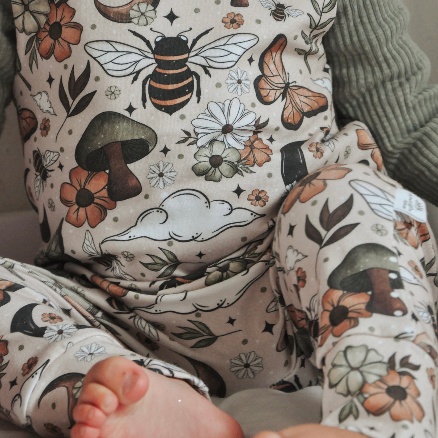 Fall Bees Child & Baby Full Length Romper