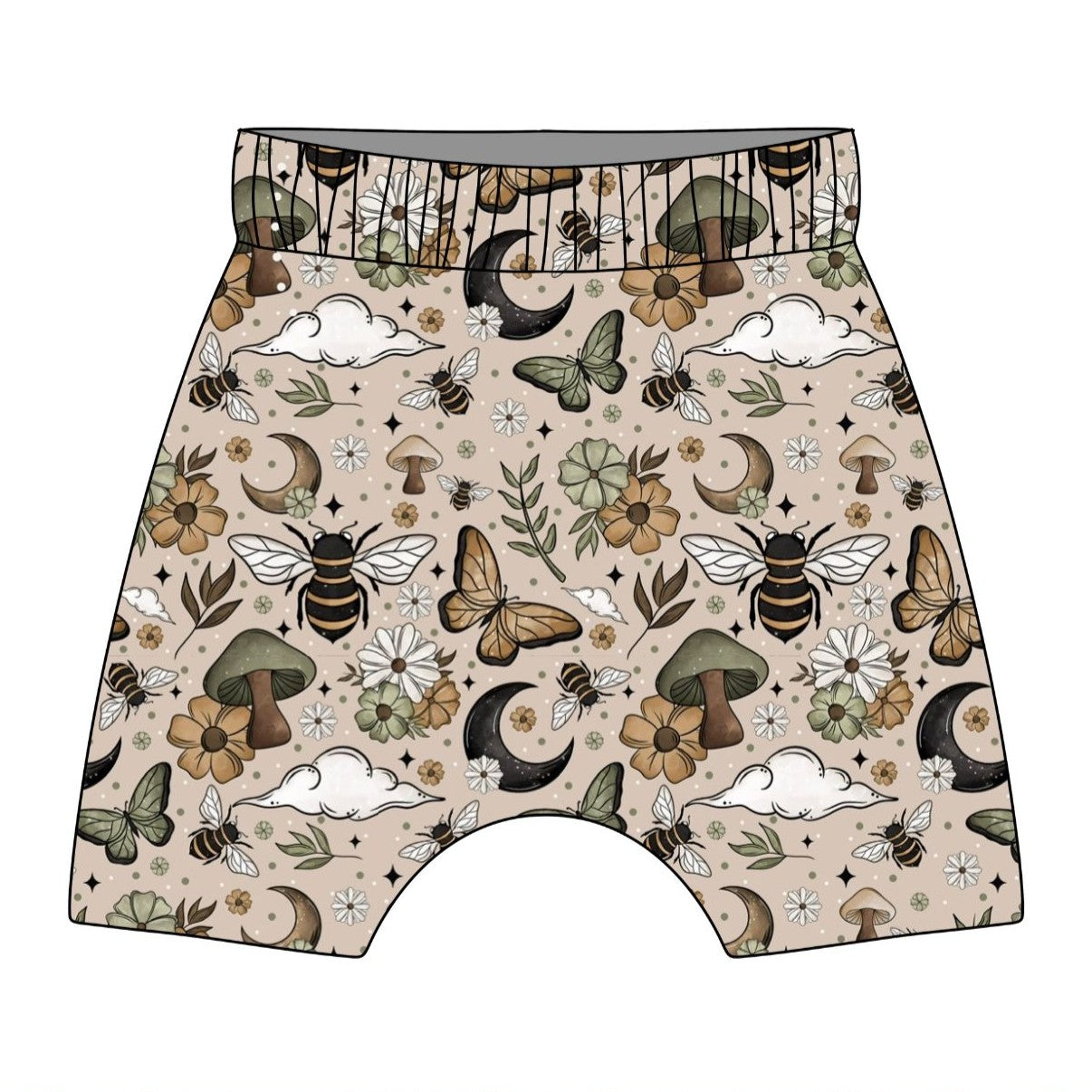 Fall Bees Child & Baby Hemmed Shorts