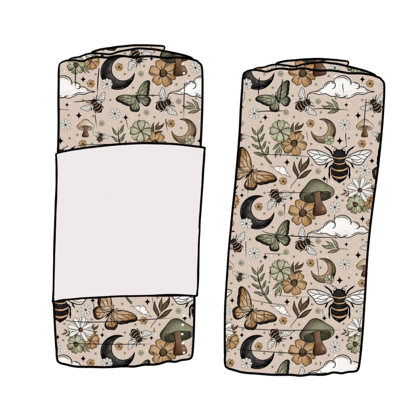 Fall Bees Baby & Toddler Muslin Swaddle Blanket