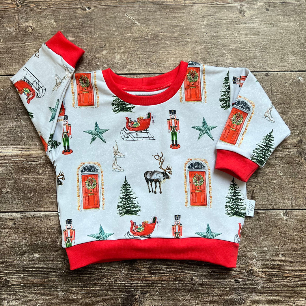 Traditional Christmas Sweatshirt 6-9m