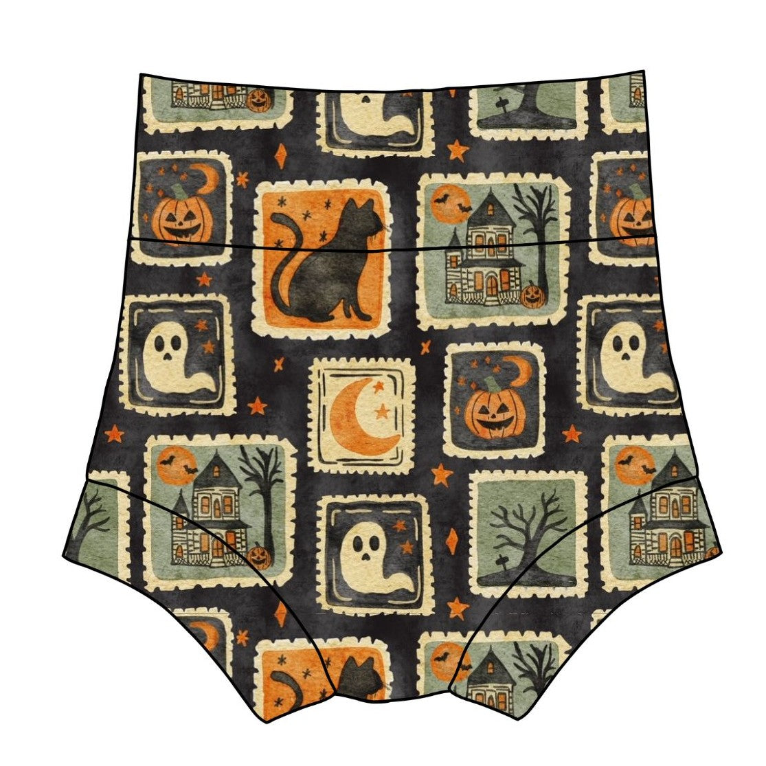 Halloween Stamps Child & Baby Yoga Bloomers