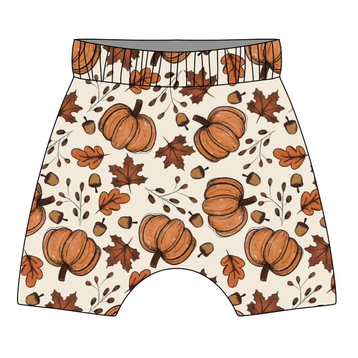 Harvest Vibes Child & Baby Hemmed Shorts
