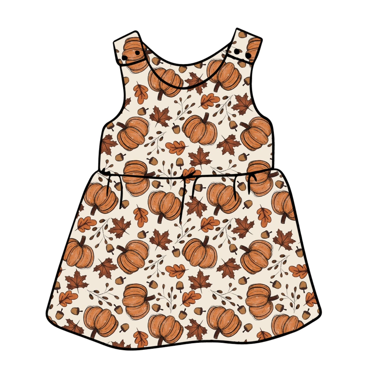 Harvest Vibes Child & Baby Pinafore Dress