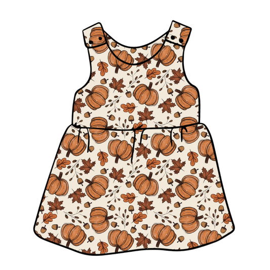 Harvest Vibes Child & Baby Pinafore Dress