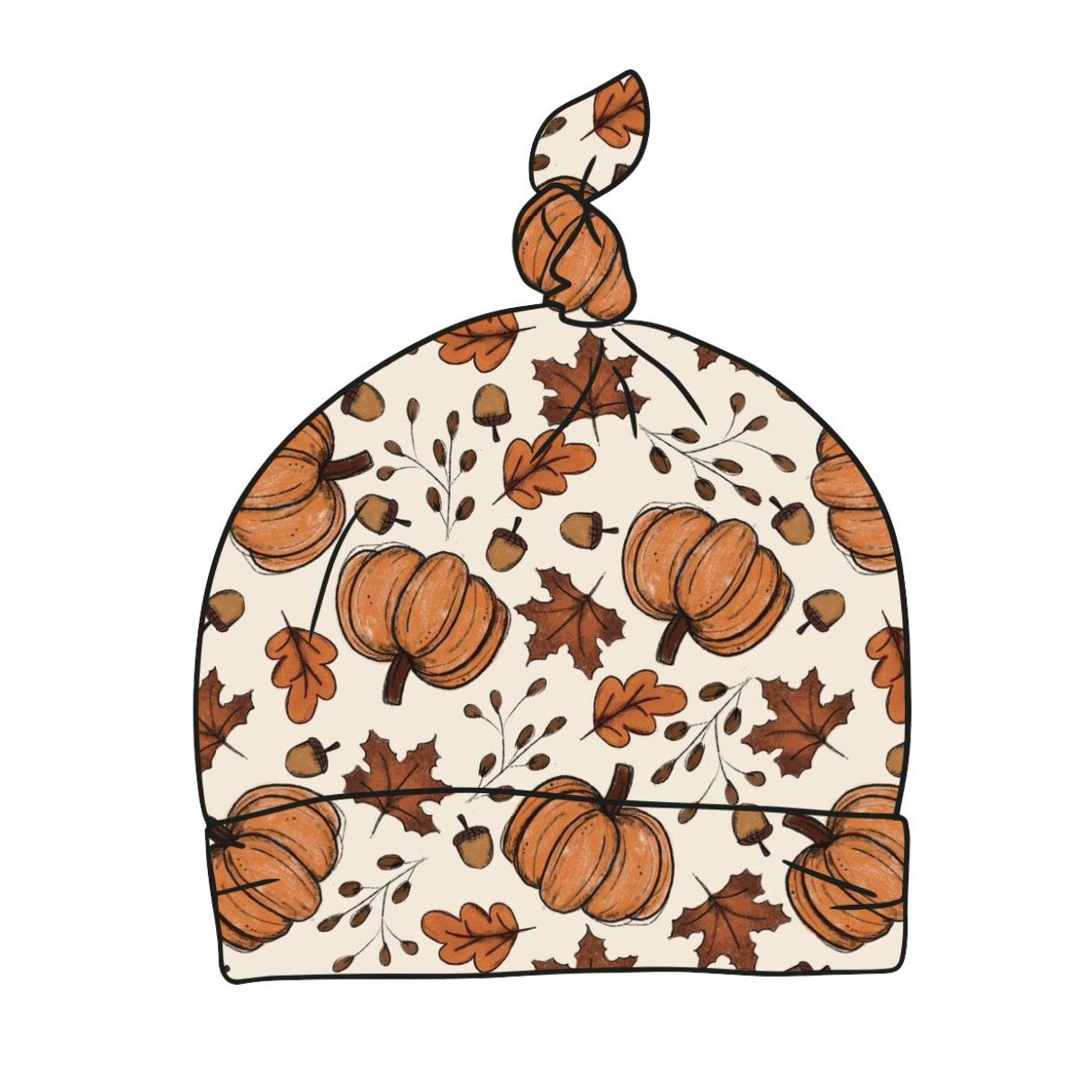 Harvest Vibes Baby Knotted Hat