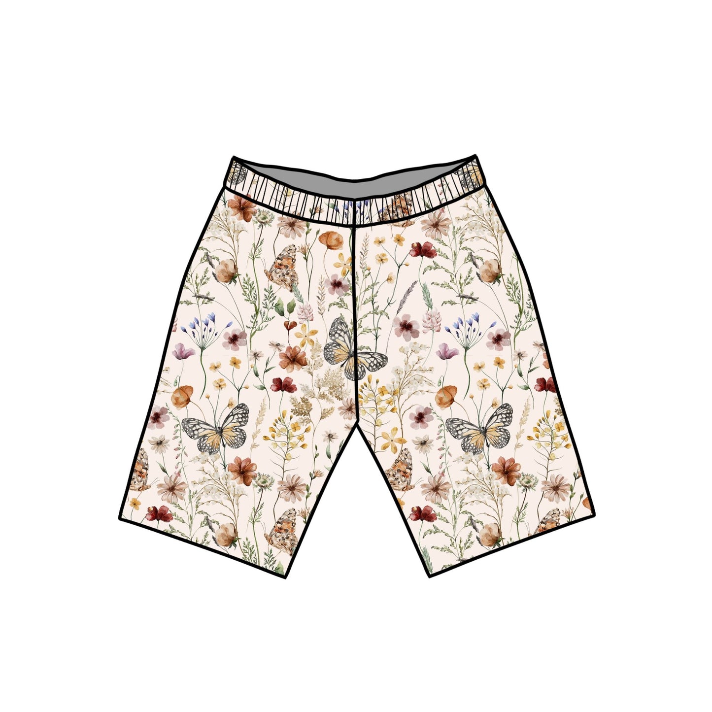 Wild Meadow Child & Baby Shorts - Rolled or Hemmed