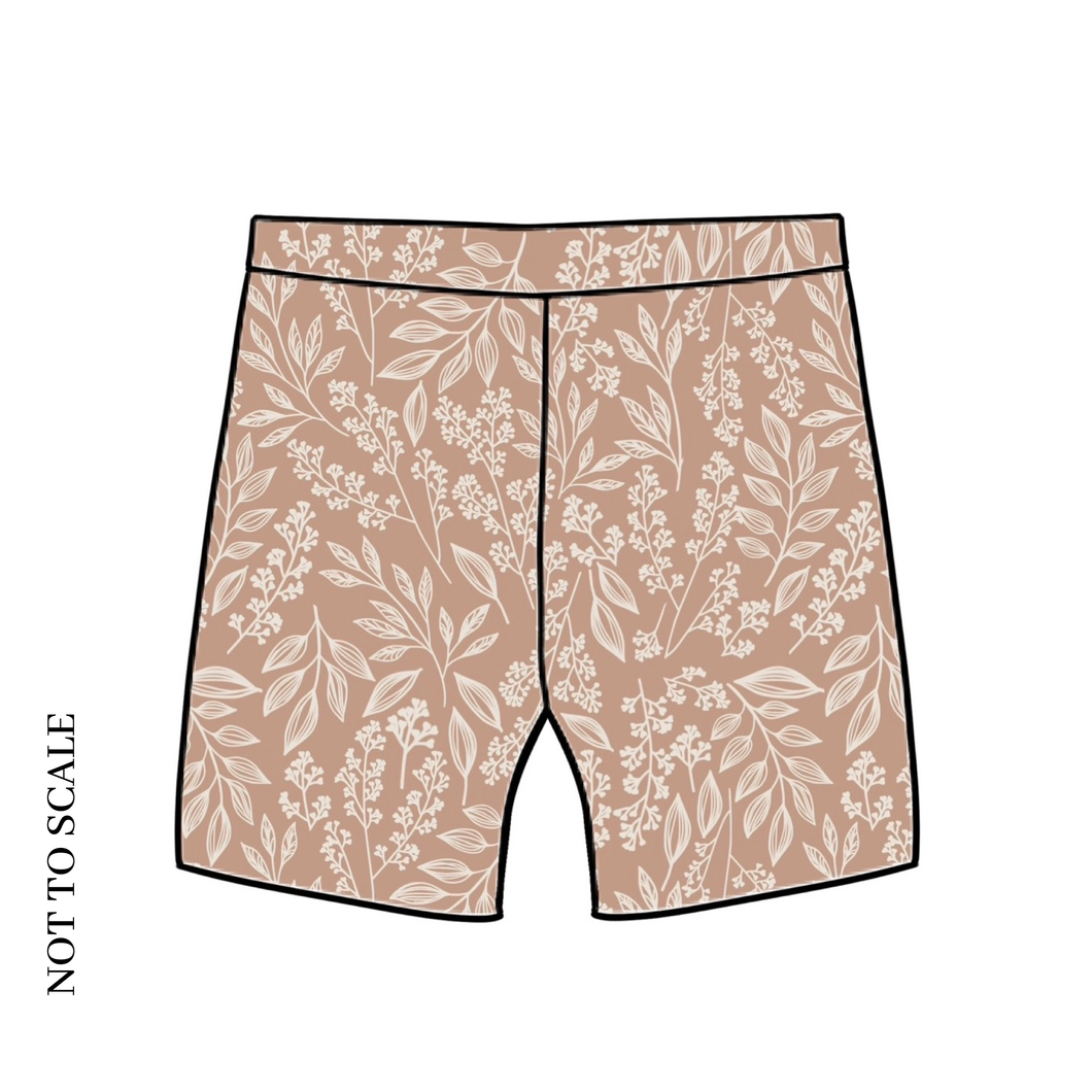 Boho Leaves Lounge Shorts
