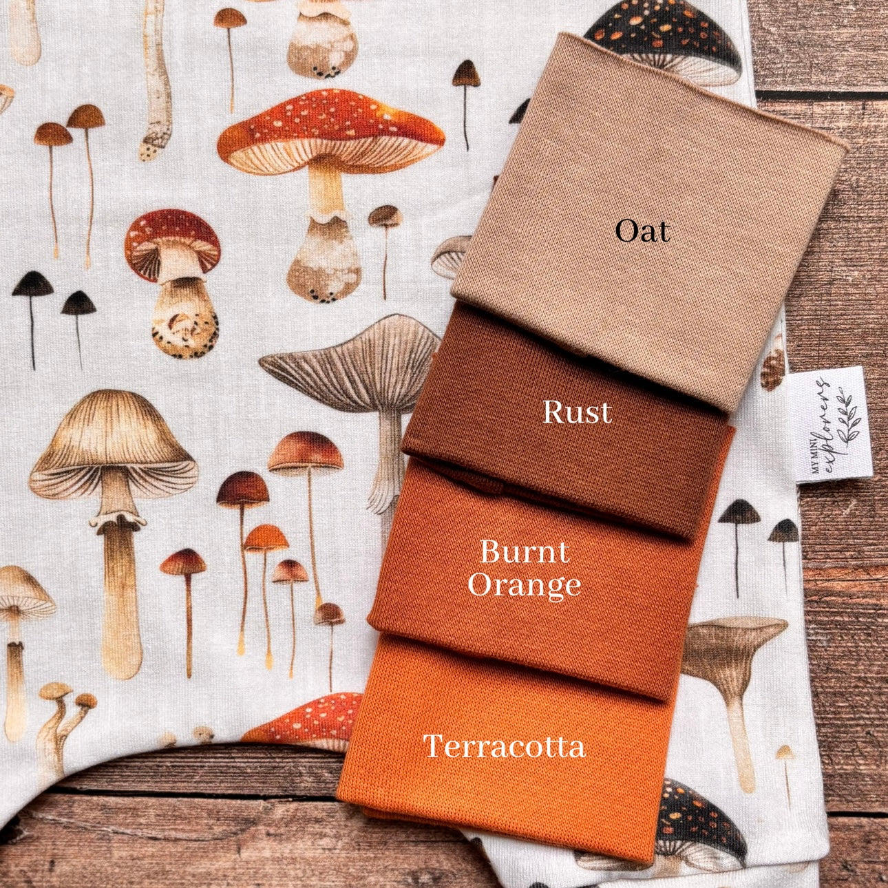 Linen Mushrooms Child & Baby Sweatshirt