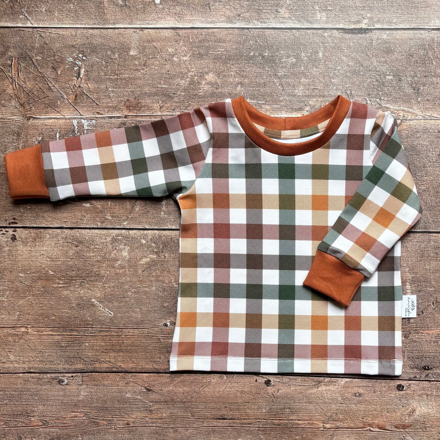 Autumn Plaid Child & Baby Long Sleeve T-Shirt