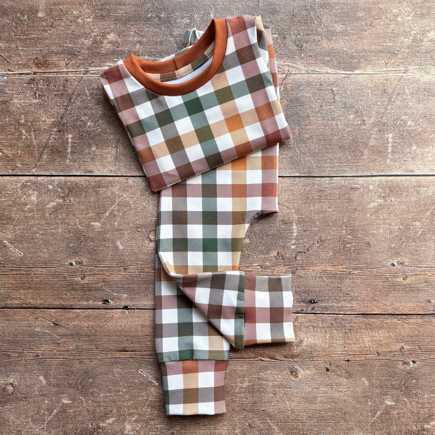 Autumn Plaid Child & Baby Long Sleeve T-Shirt