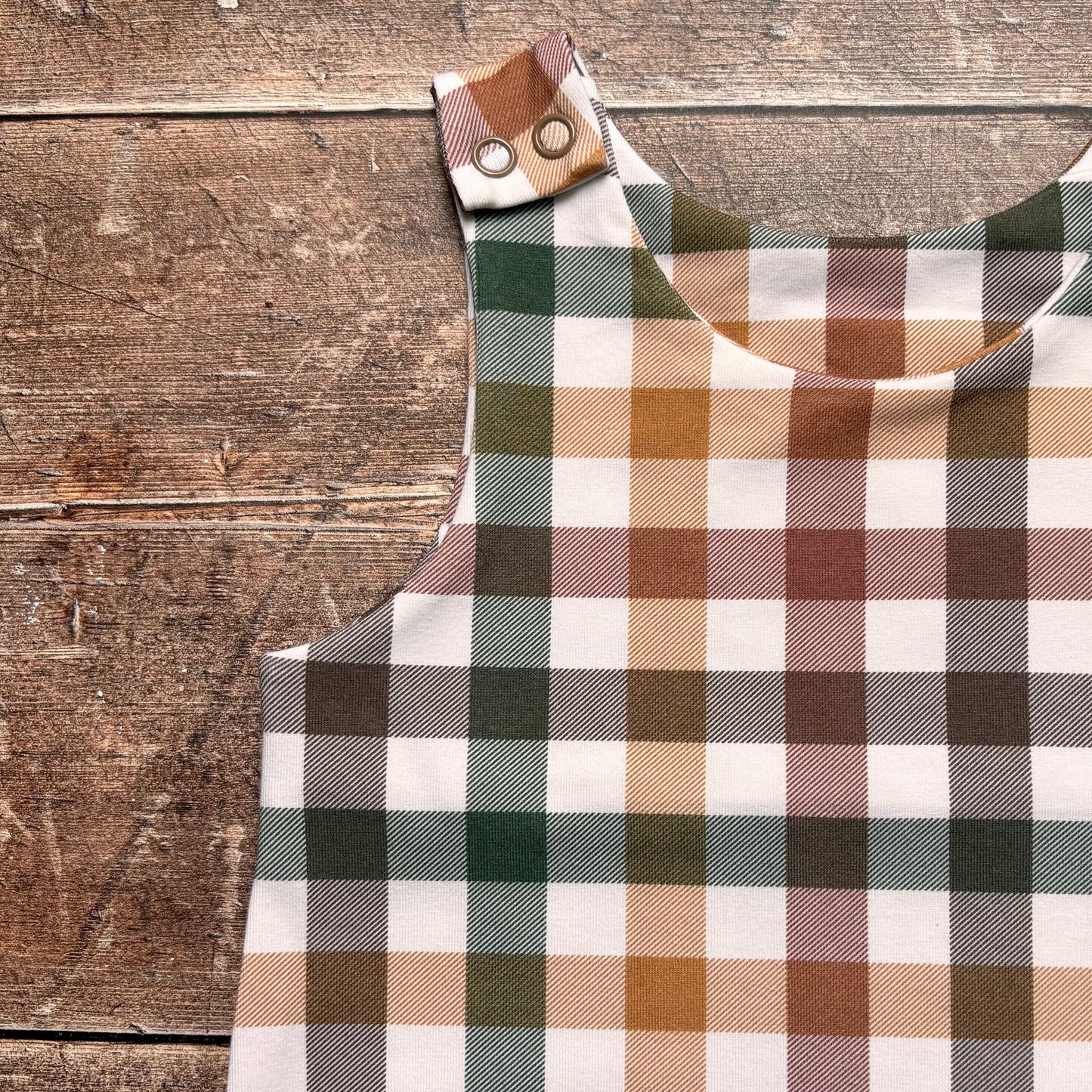 Autumn Plaid Child & Baby Full Length Romper