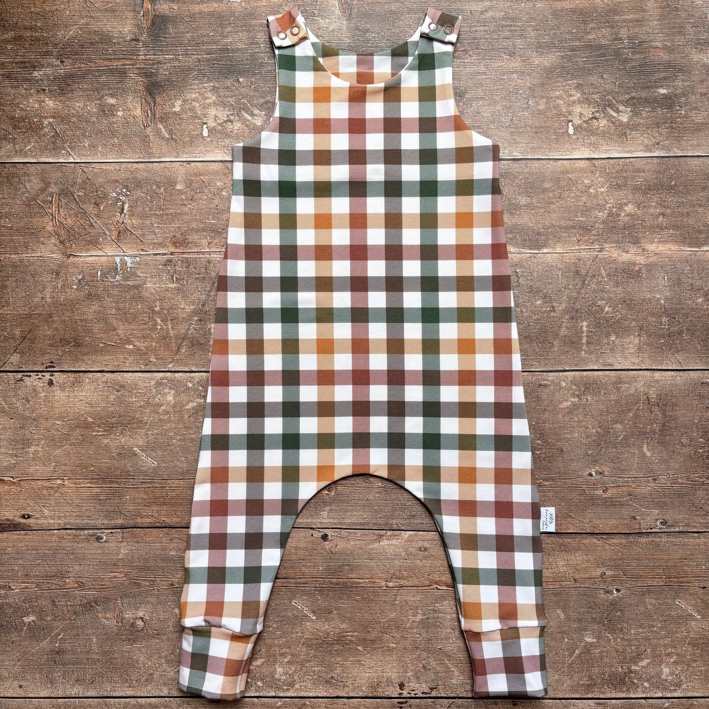 Autumn Plaid Child & Baby Full Length Romper