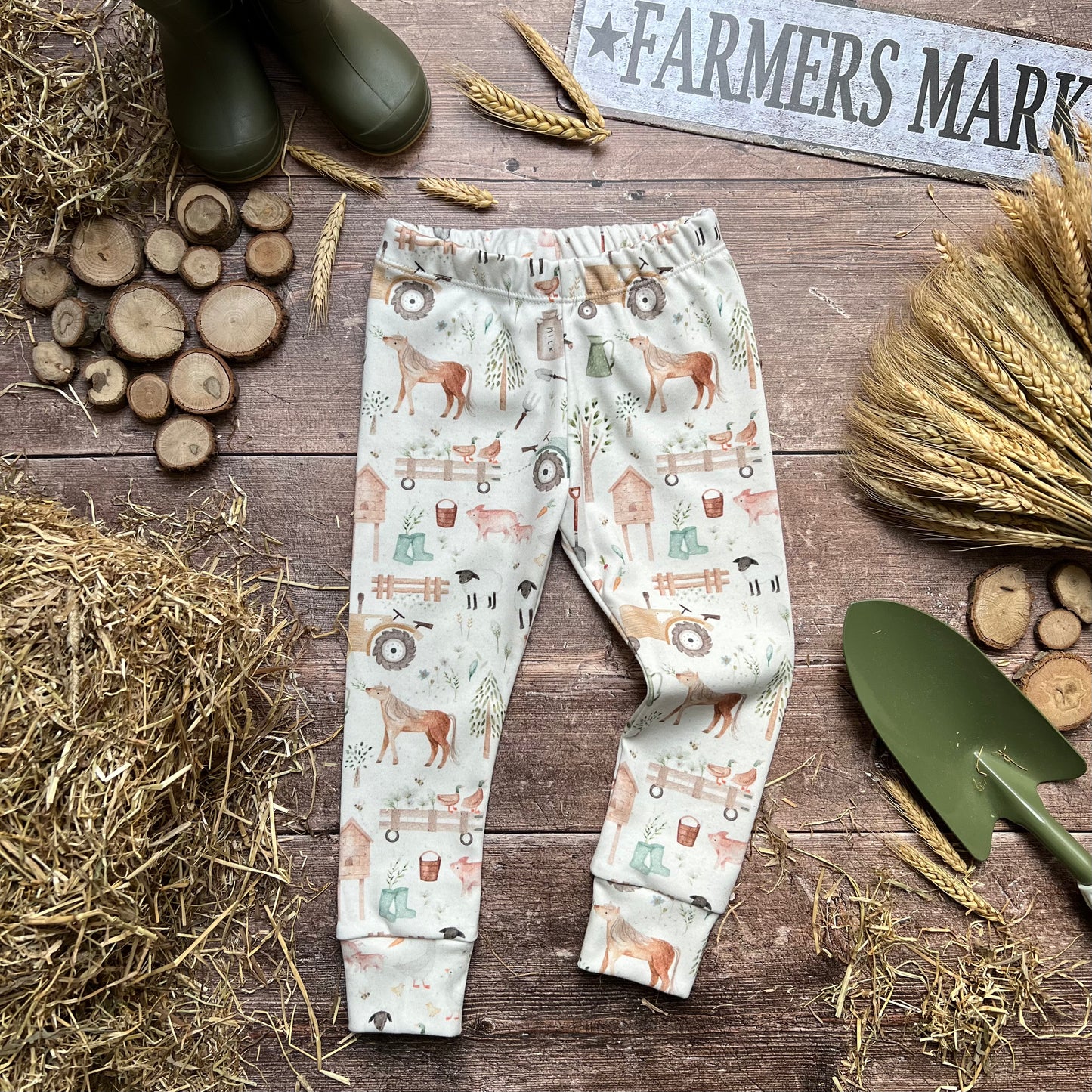 Farmyard Leggings 4-5 years
