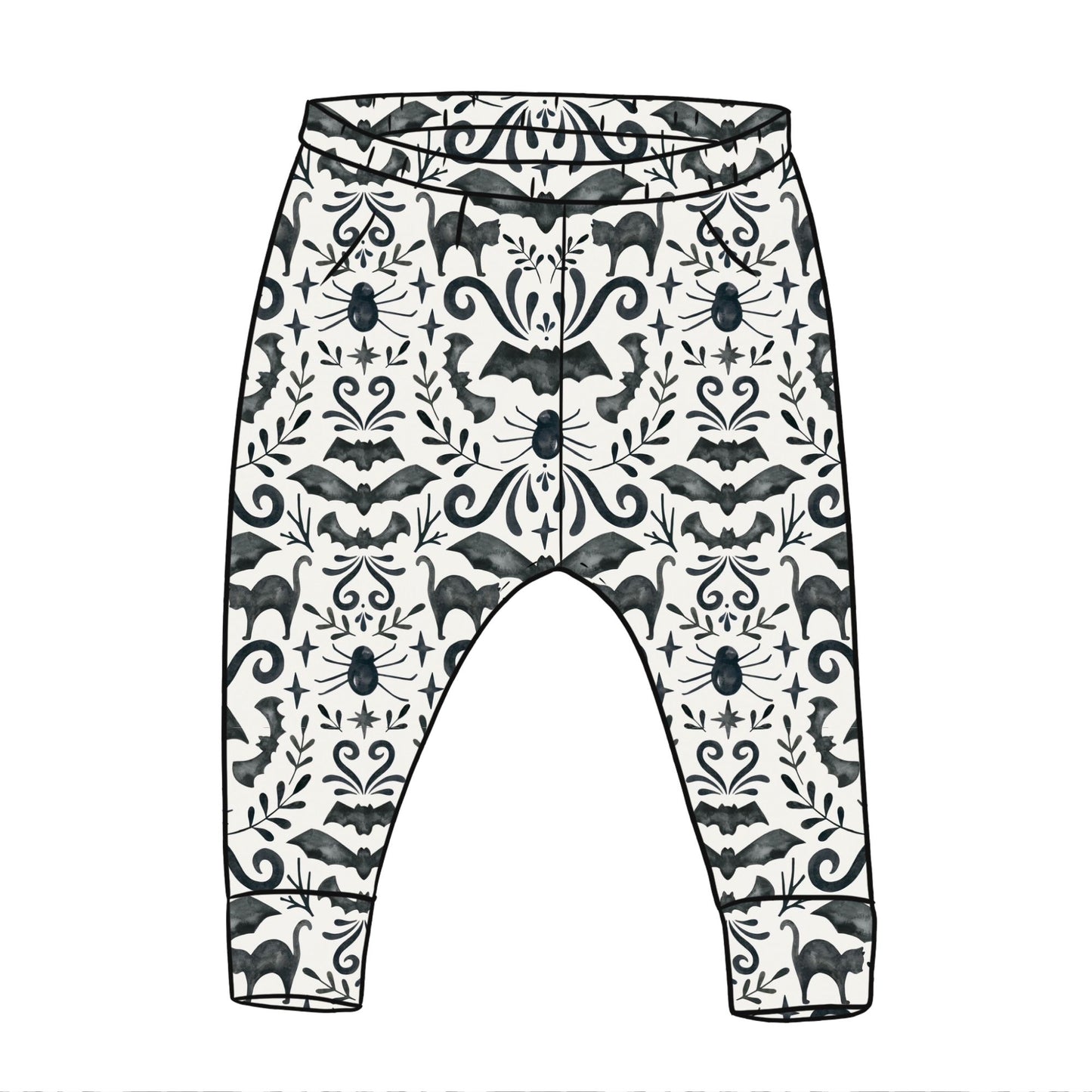 Monochrome Halloween Toddler & Child Leggings