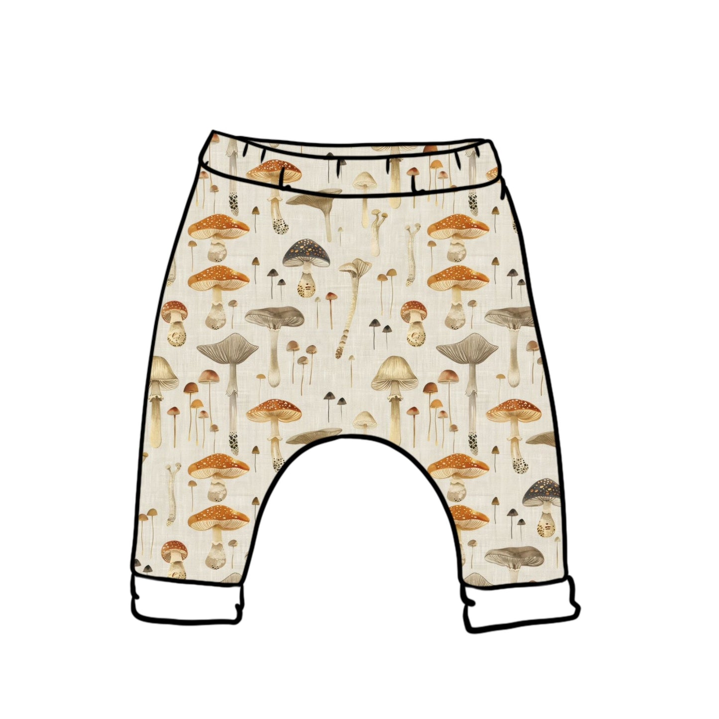 Linen Mushrooms Child & Baby Harems