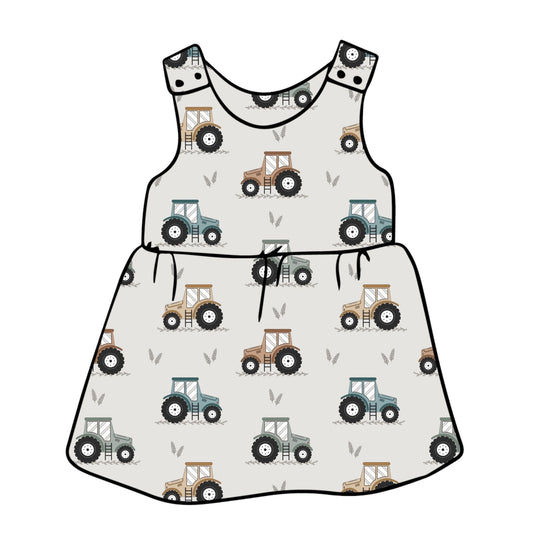 Little Tractors Child & Baby Pinafore Dress