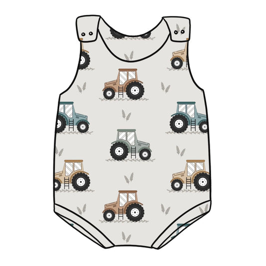 Little Tractors Baby and Toddler Bloomer Romper
