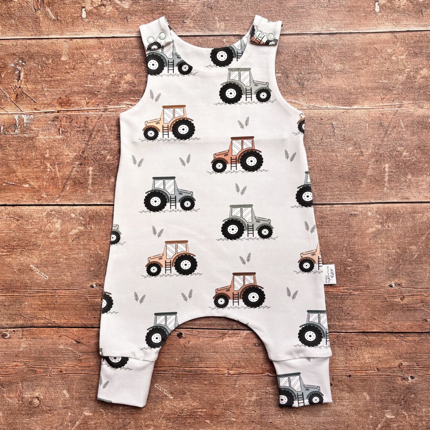 Little Tractors Child & Baby Full Length Romper