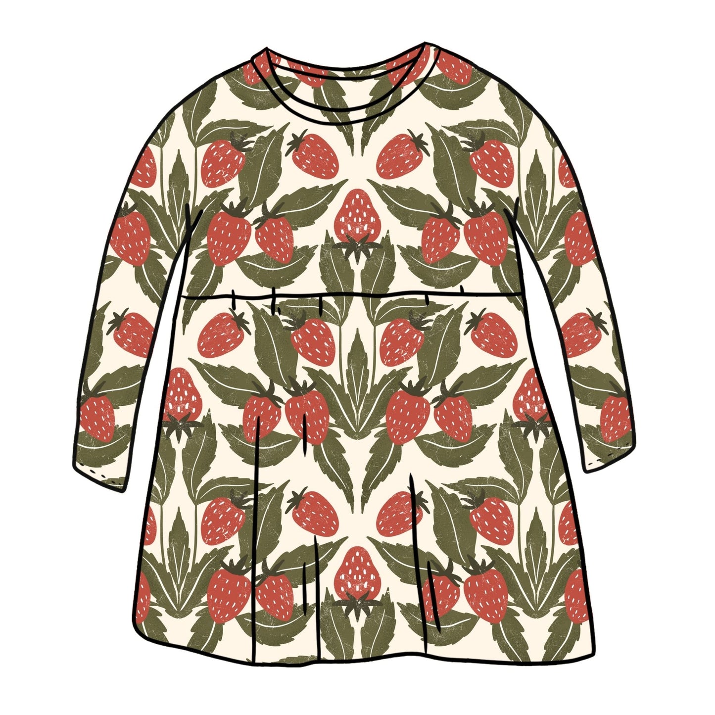 Strawberry Fields Child & Baby Sleeved Dress - 3 options