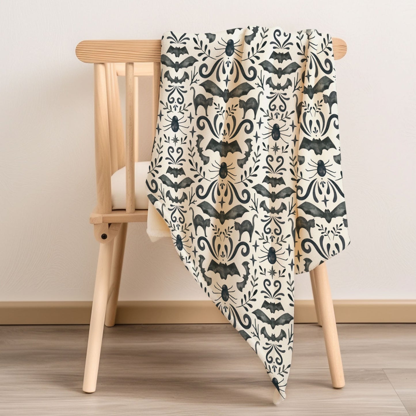 Monochrome Halloween Child & Baby Snuggle Blanket