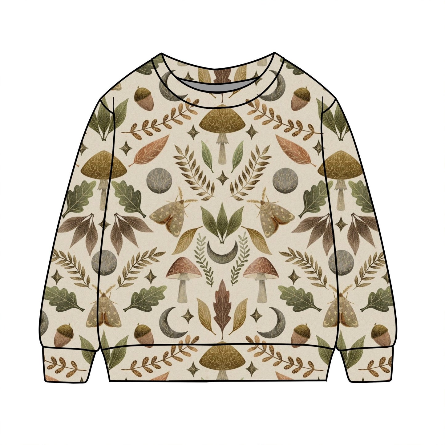 Moth & Moon Child & Baby Sweatshirt