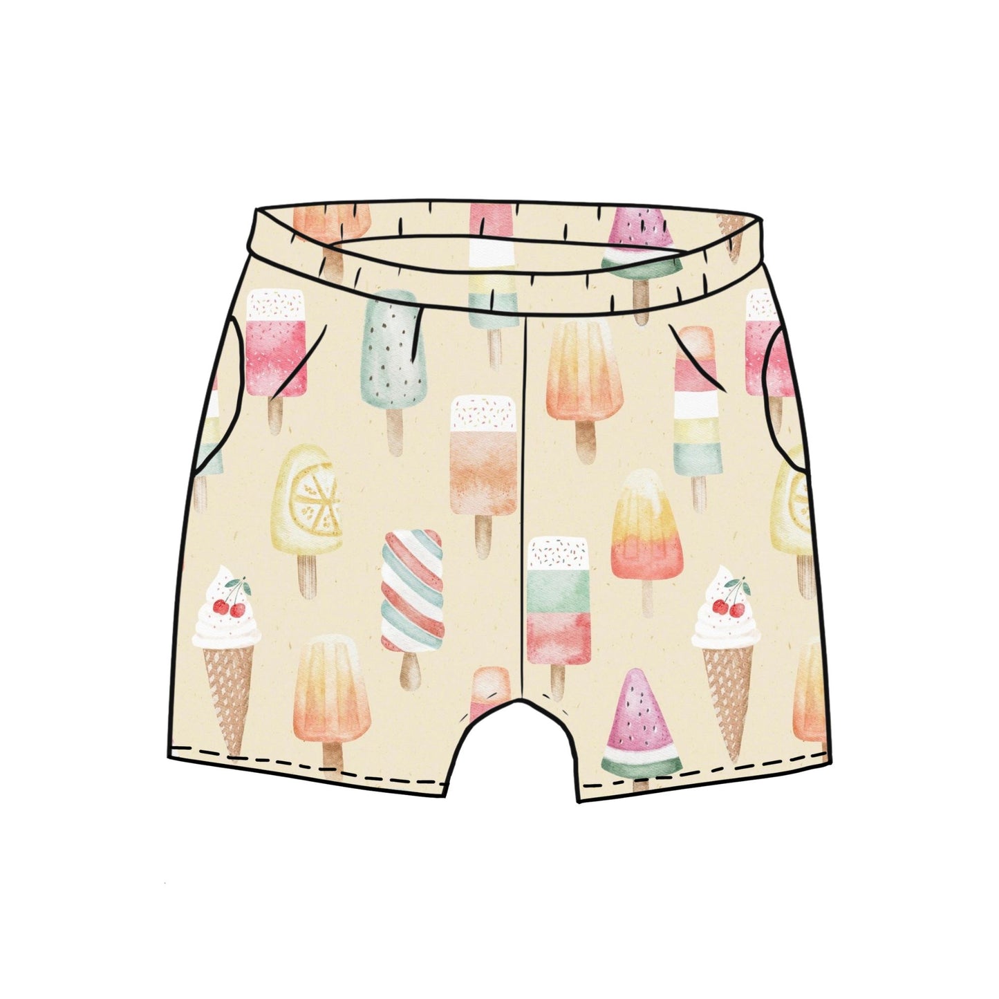 Ice Creams Toddler & Child Pocket Shorts