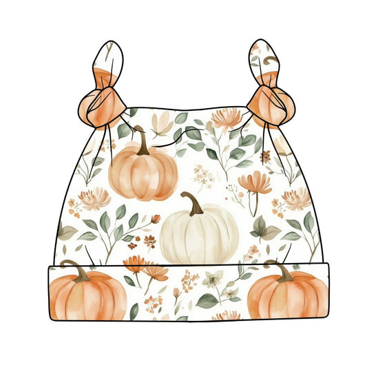 Pumpkin Patch Baby Knotted Hat