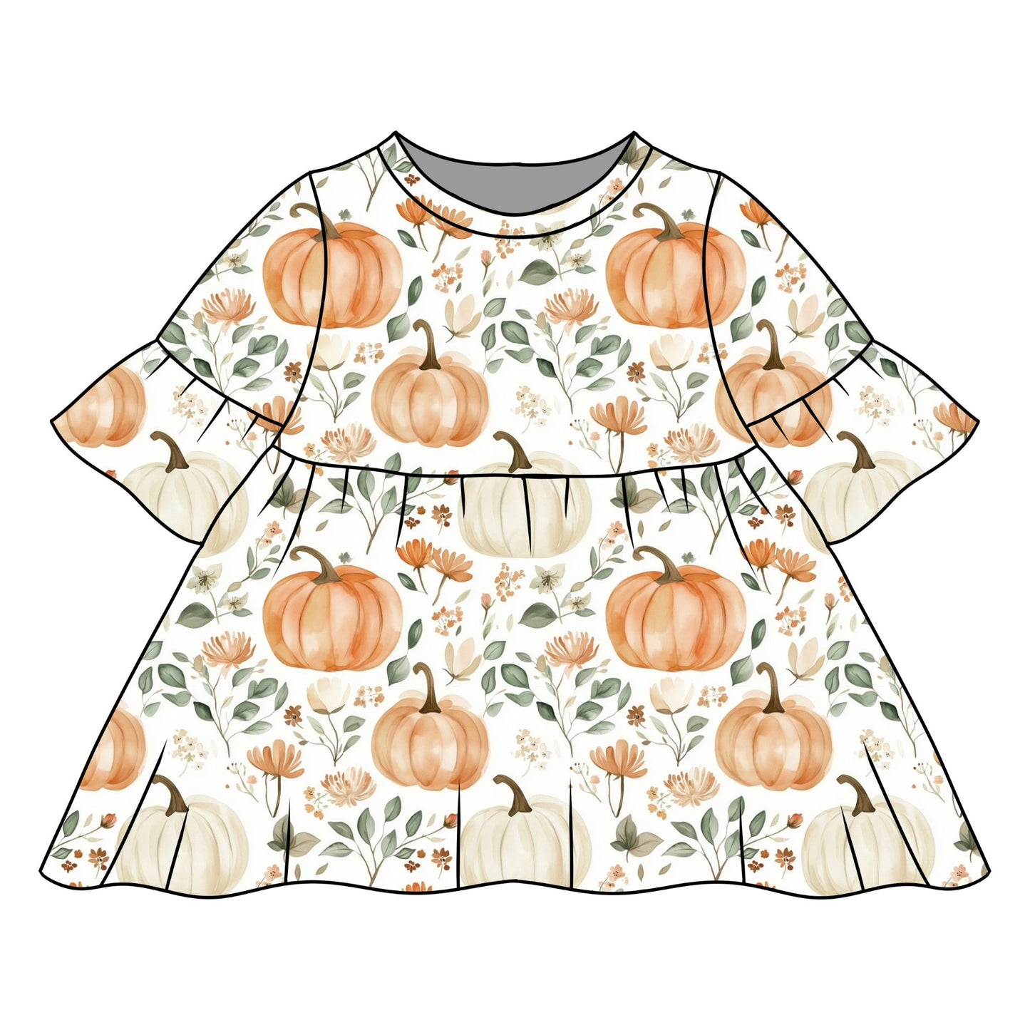Pumpkin Patch Child & Baby Frill Sleeve Dress