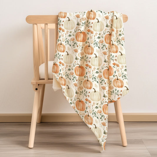 Pumpkin Patch Child & Baby Snuggle Blanket