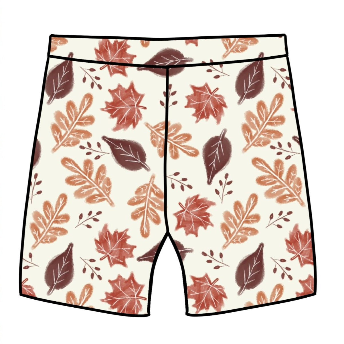 Rustic Autumn Leaves Baby & Child Lounge Shorts