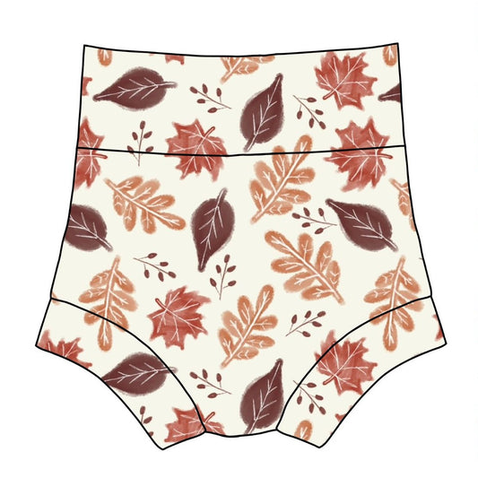 Rustic Autumn Leaves Child & Baby Yoga Bloomers