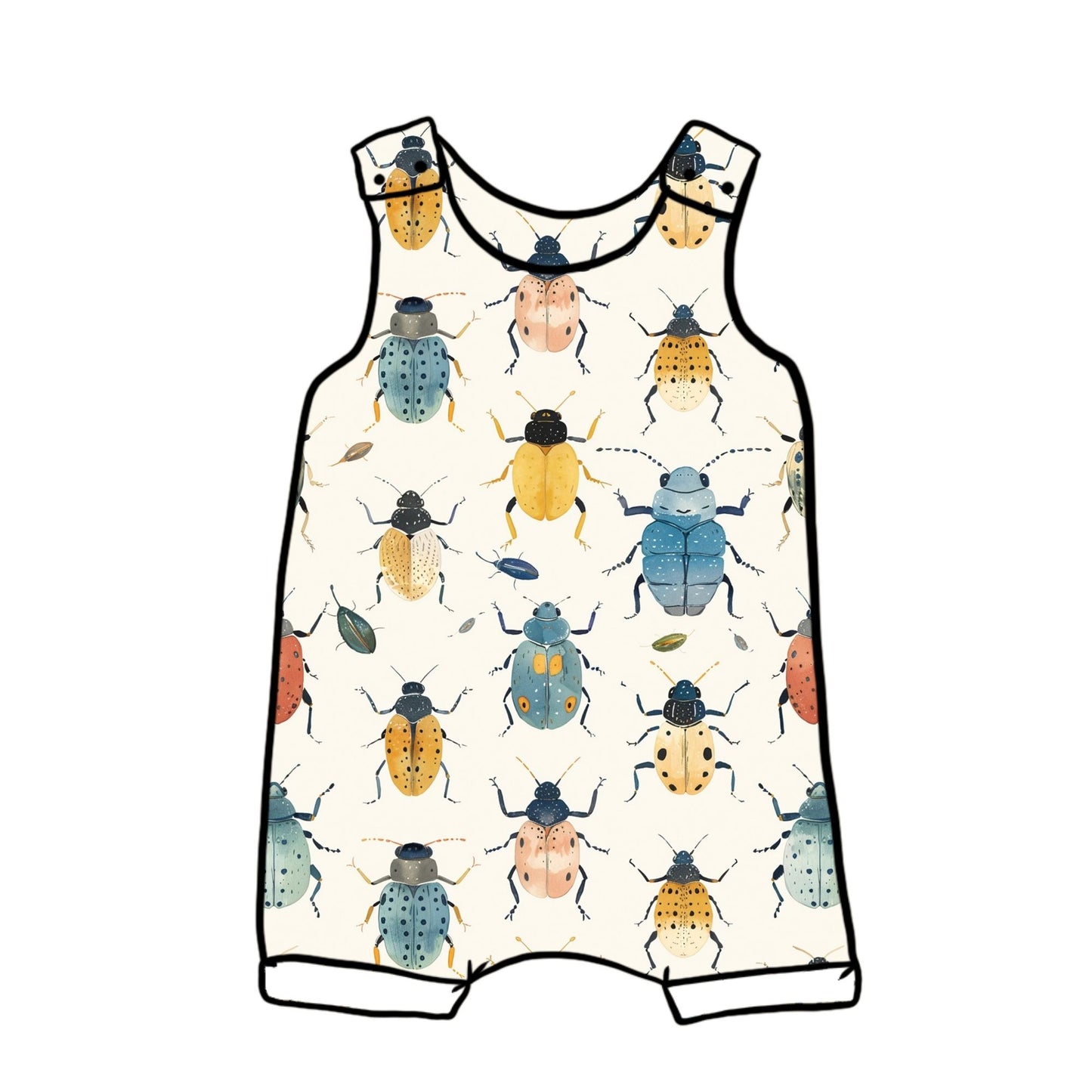 Bright Bugs Child & Baby Short Romper