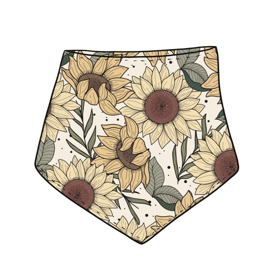 Sunflower Meadow Baby & Toddler Dribble Bib
