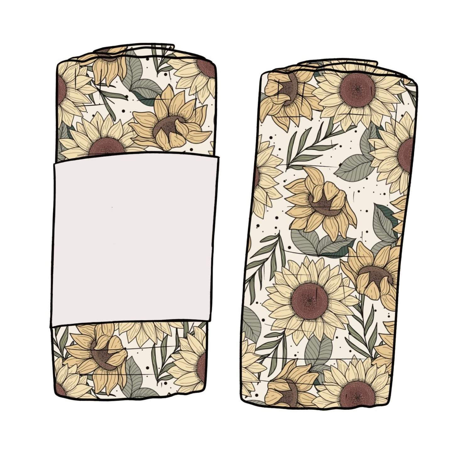 Sunflower Meadow Baby & Toddler Muslin Swaddle Blanket