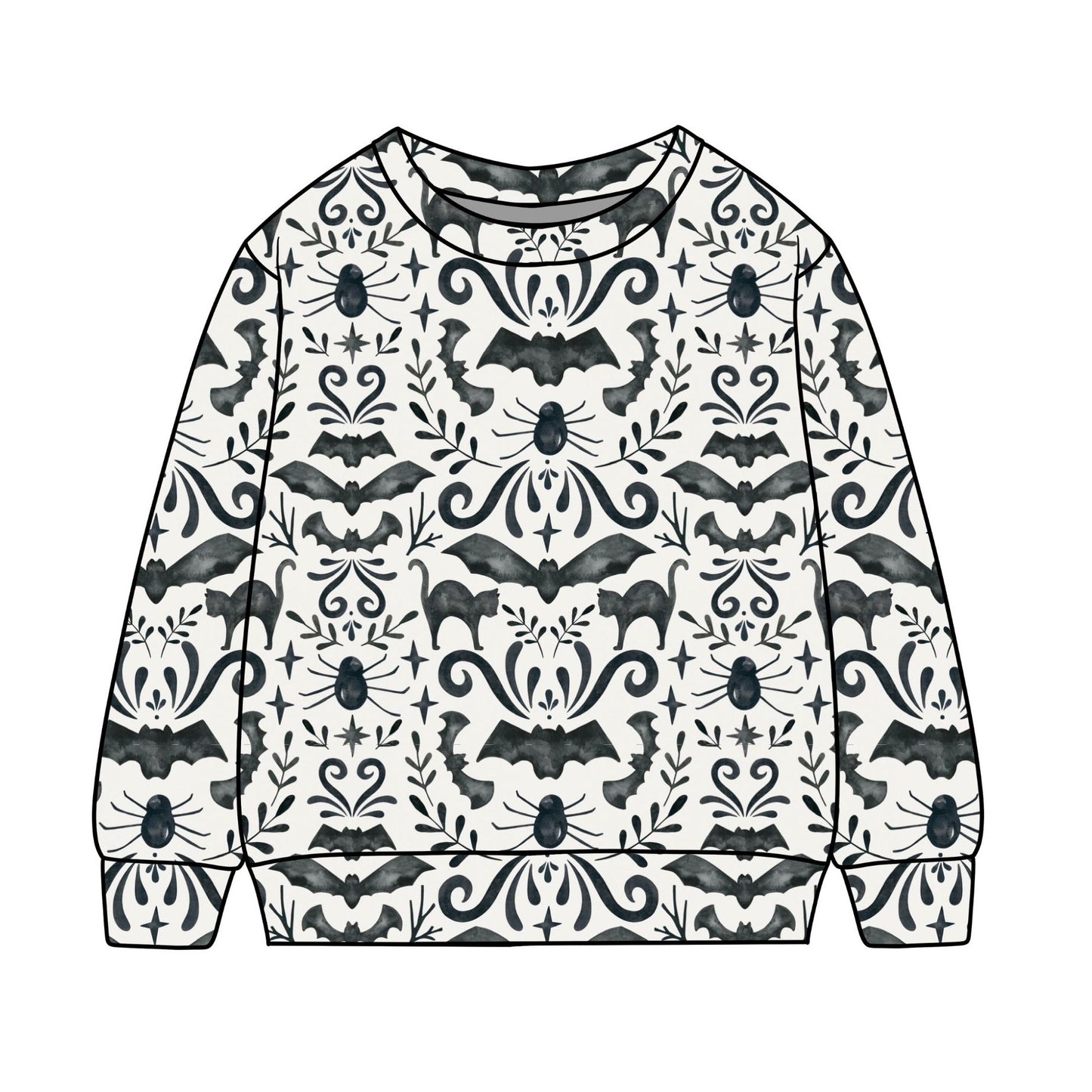 Monochrome Halloween Child & Baby Sweatshirt