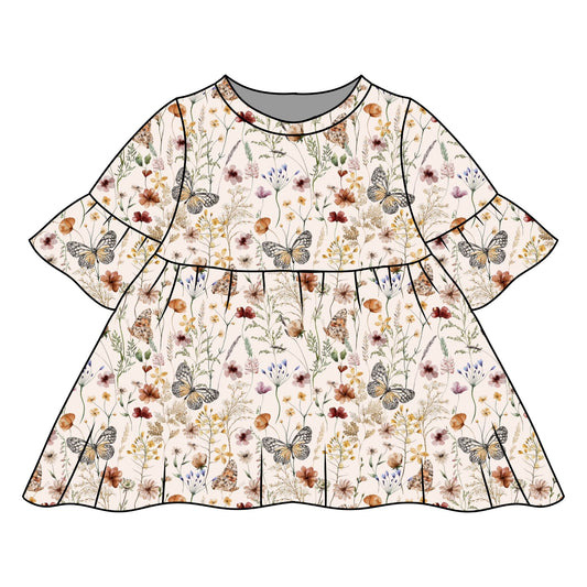 Wild Meadow Child & Baby Frill Sleeve Dress