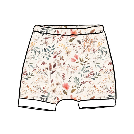 Wildflowers Child & Baby Rolled Shorts